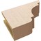 Ekena Millwork 4in. W x 8in. H x 12in. L New Brighton Woodgrain TimberThane Rafter Tail, Primed Tan RFTUR04X08X12NEBRCPR - alternate 2